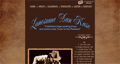 Desktop Screenshot of lonesomedan.com